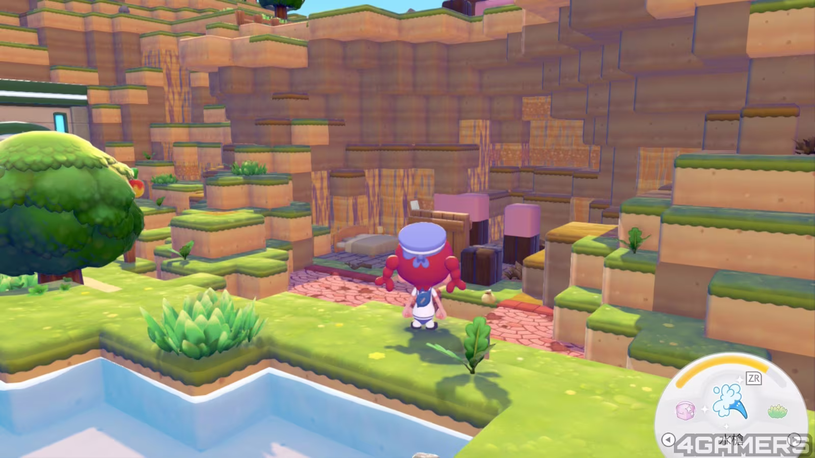 不一樣的磚塊通常代表是可以通的路