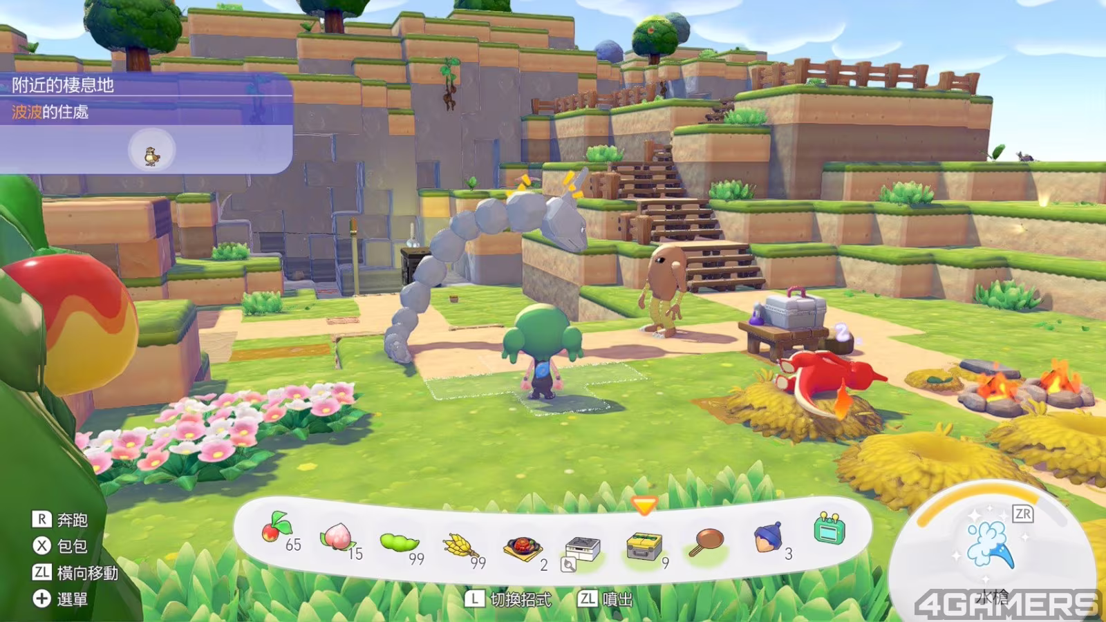 真是隻活潑的大岩蛇呢！